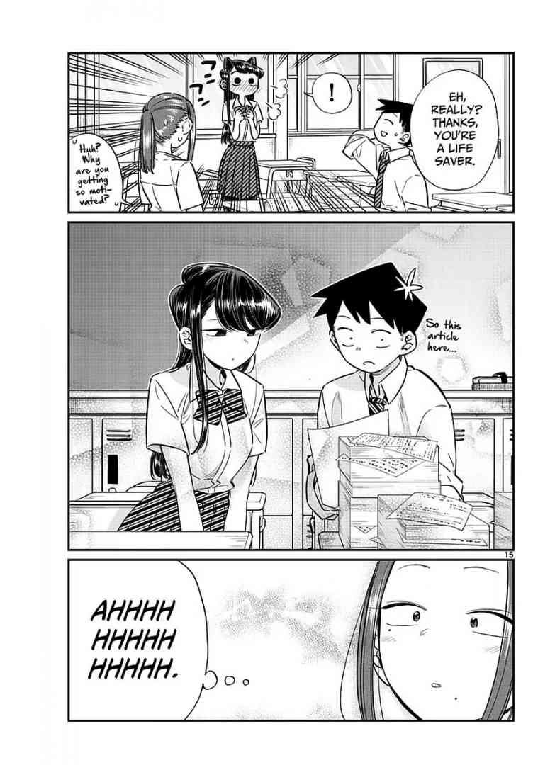 Komi San Wa Komyushou Desu Chapter 58 Page 15