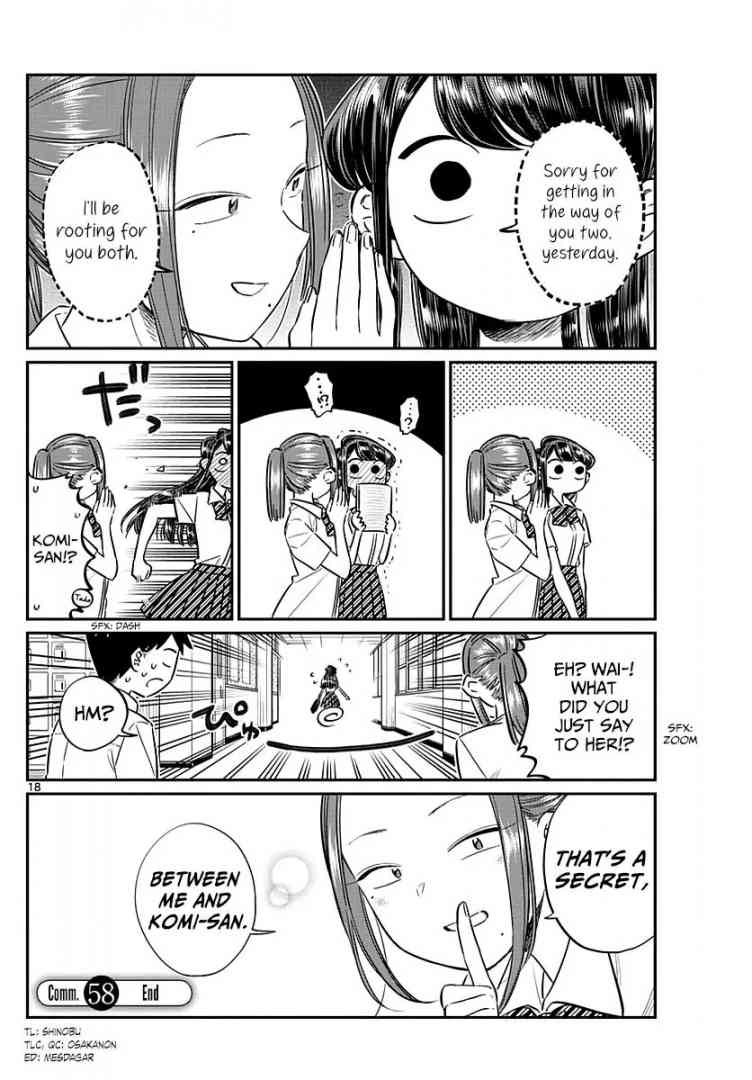 Komi San Wa Komyushou Desu Chapter 58 Page 18