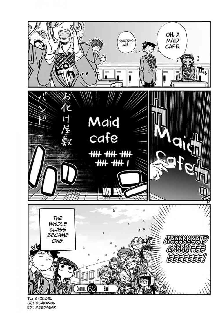 Komi San Wa Komyushou Desu Chapter 62 Page 14