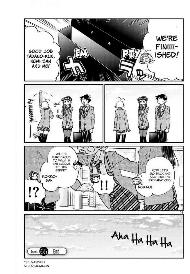 Komi San Wa Komyushou Desu Chapter 65 Page 13