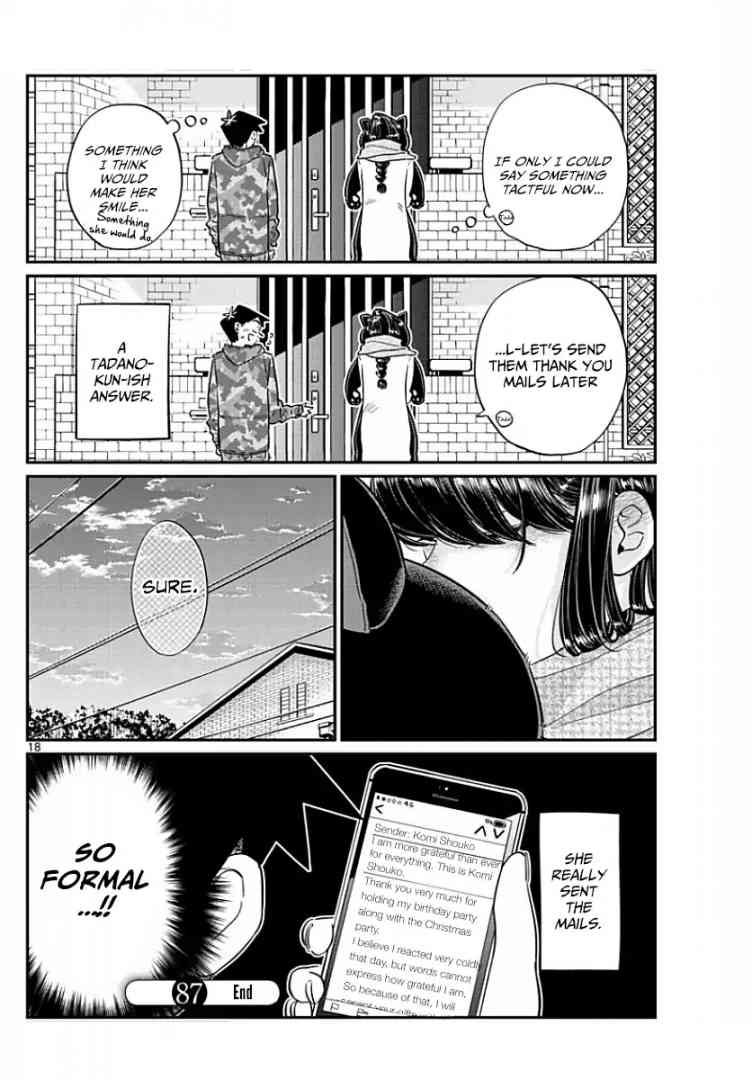 Komi San Wa Komyushou Desu Chapter 87 Page 4