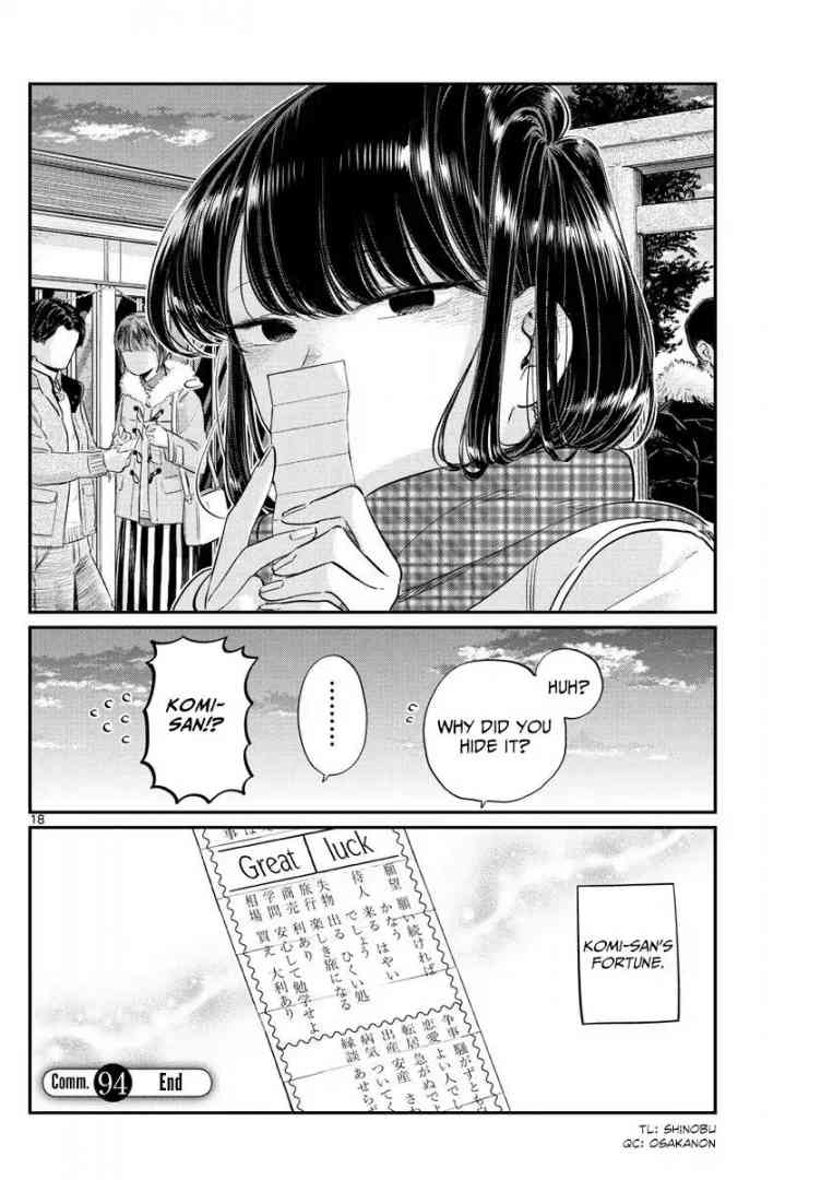 Komi San Wa Komyushou Desu Chapter 94 Page 18