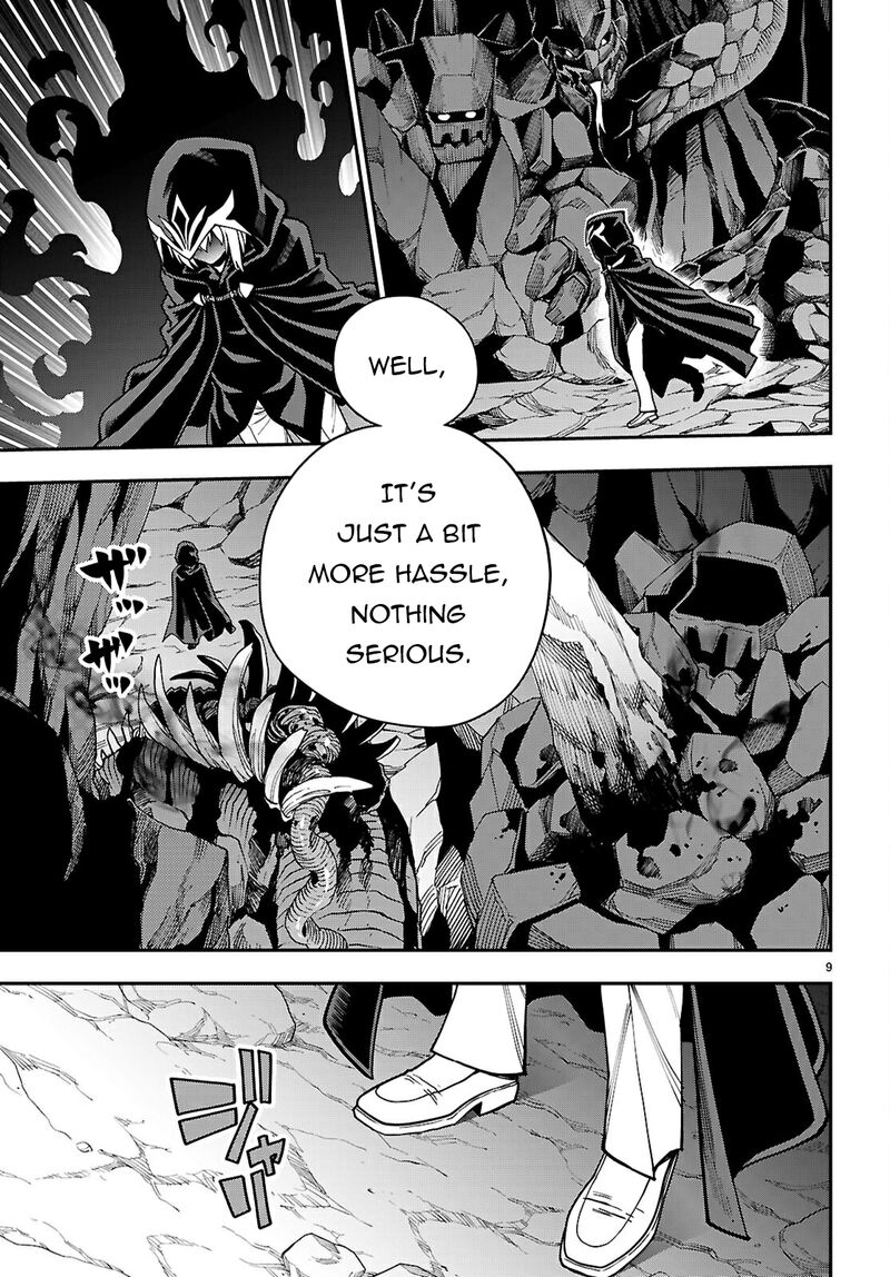 Konjiki No Moji Tsukai Yuusha Yonin Ni Makikomareta Unique Cheat Chapter 117 Page 9