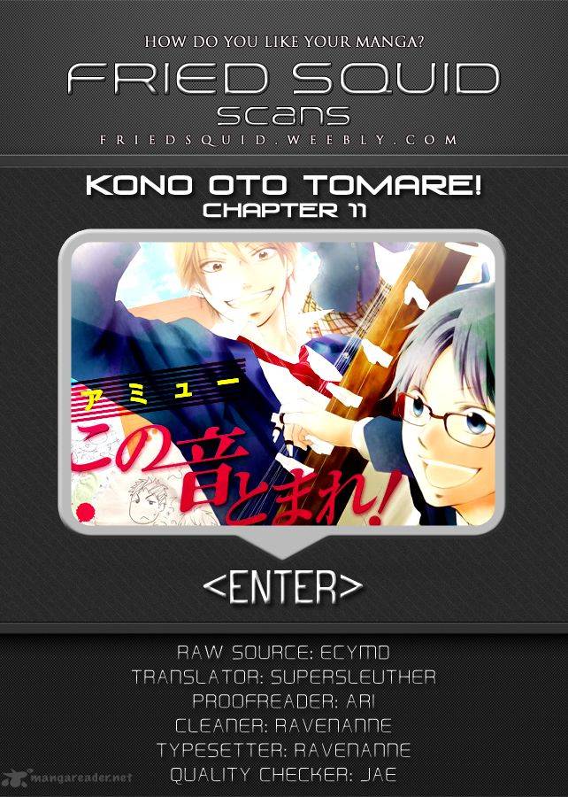 Kono Oto Tomare Chapter 11 Page 1