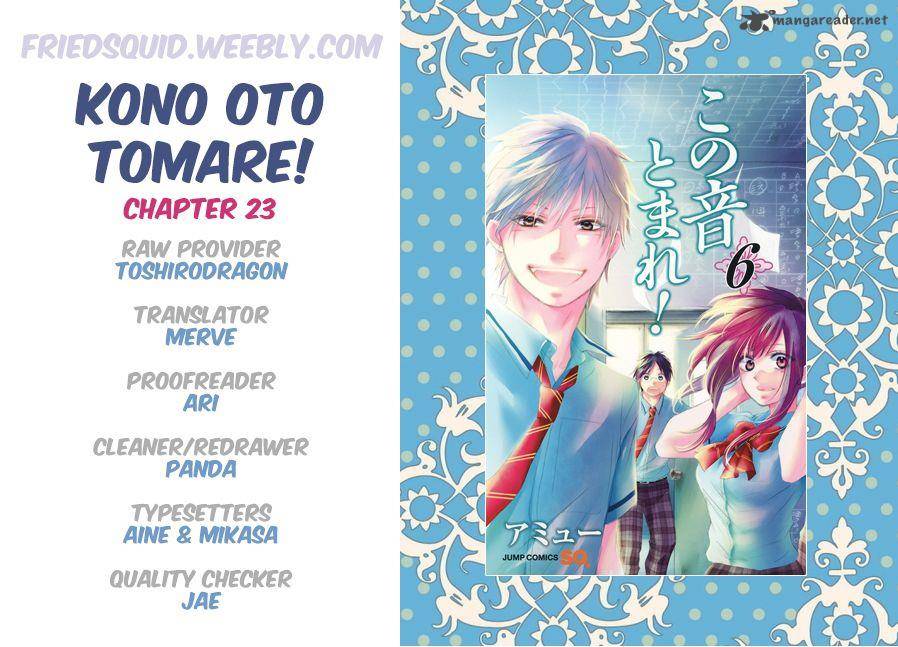 Kono Oto Tomare Chapter 23 Page 1