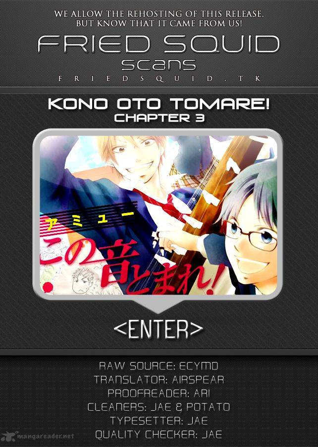 Kono Oto Tomare Chapter 3 Page 1