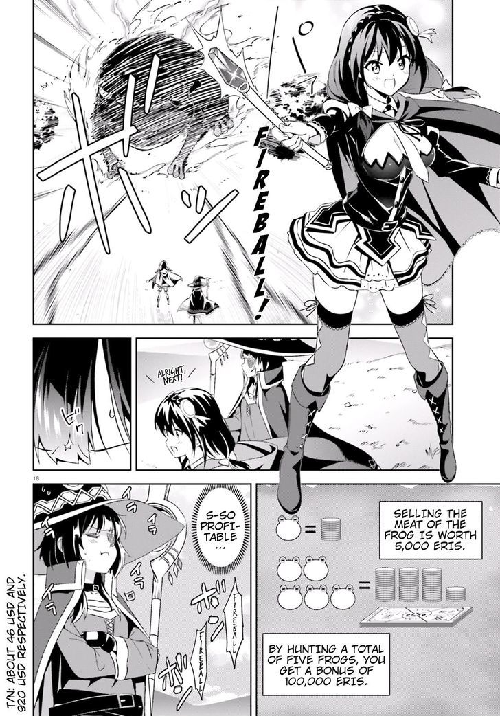 Kono SubarashII Sekai Ni Bakuen Wo Chapter 16 Page 18
