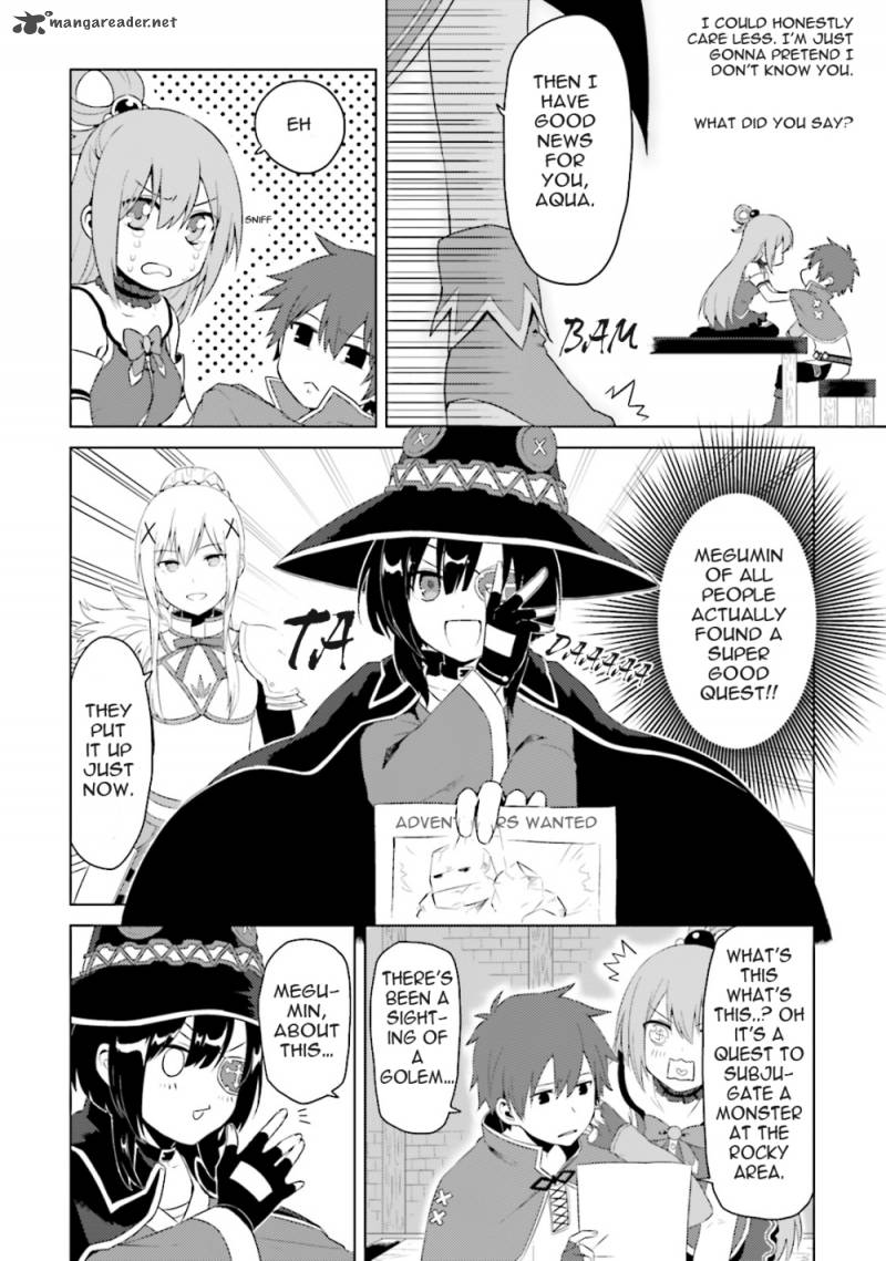 Kono SubarashII Sekai Ni Nichijou Wo Chapter 1 Page 4