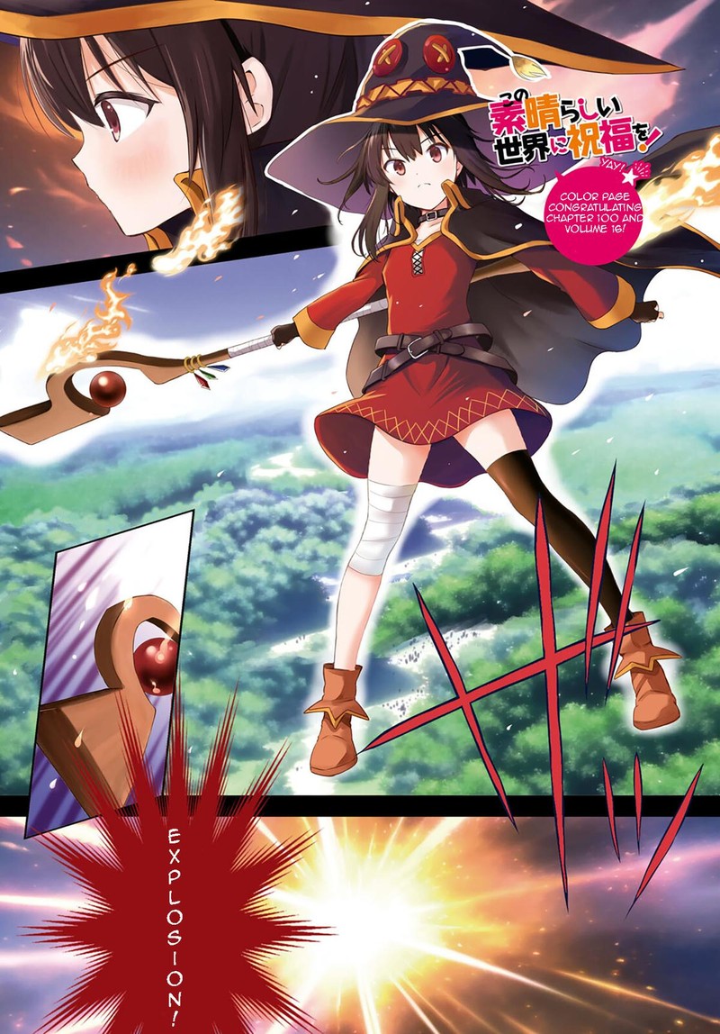 Kono SubarashII Sekai Ni Shukufuku O Chapter 100 Page 1