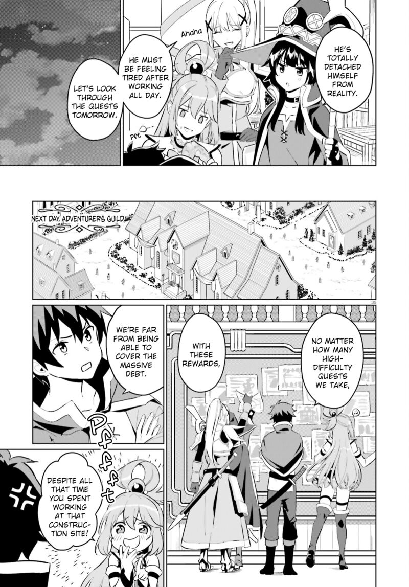 Kono SubarashII Sekai Ni Shukufuku Wo Fantastic Days Chapter 1 Page 32