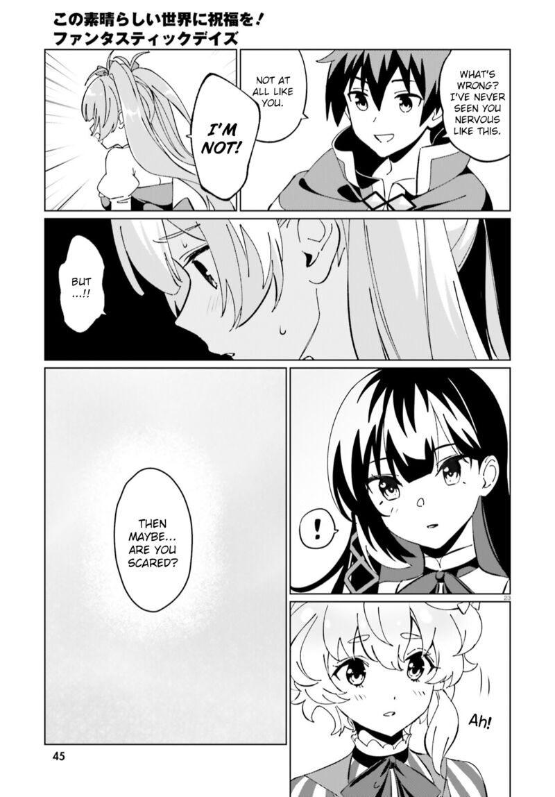 Kono SubarashII Sekai Ni Shukufuku Wo Fantastic Days Chapter 10 Page 23