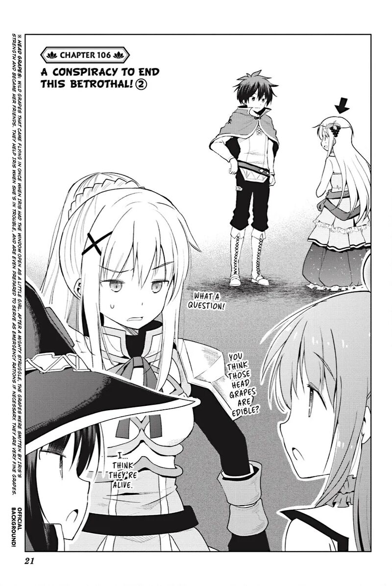 Kono SubarashII Sekai Ni Shukufuku Wo Fantastic Days Chapter 106 Page 1