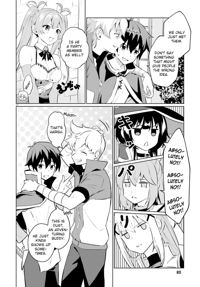 Kono SubarashII Sekai Ni Shukufuku Wo Fantastic Days Chapter 2 Page 22