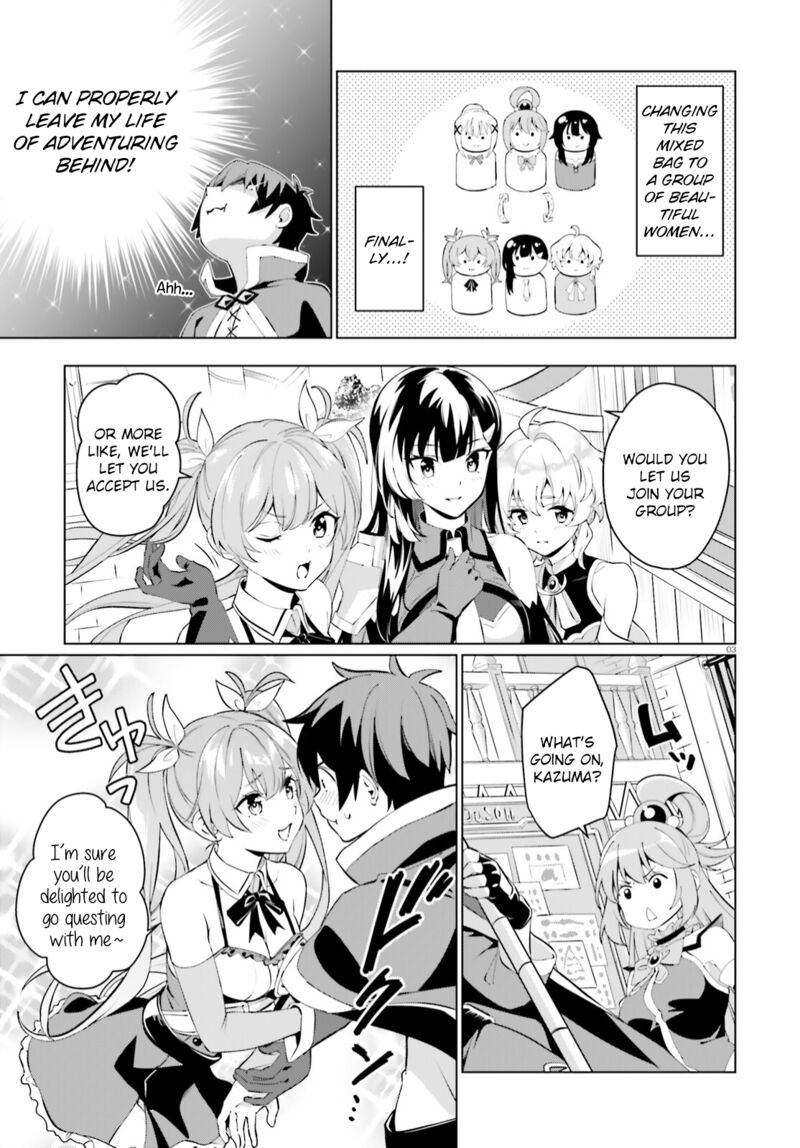 Kono SubarashII Sekai Ni Shukufuku Wo Fantastic Days Chapter 2 Page 3