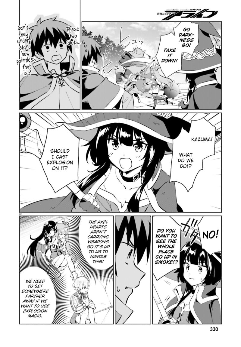 Kono SubarashII Sekai Ni Shukufuku Wo Fantastic Days Chapter 9 Page 8