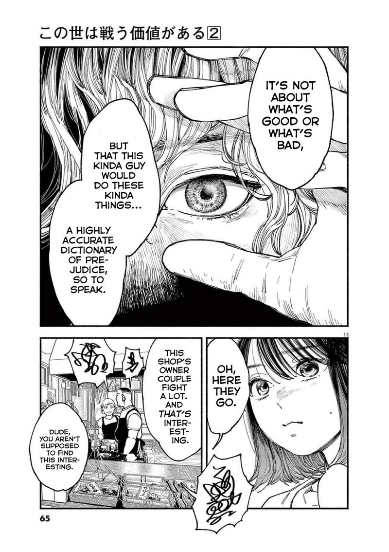 Konoyo Wa Tatakau Kachi Ga Aru Chapter 11 Page 13