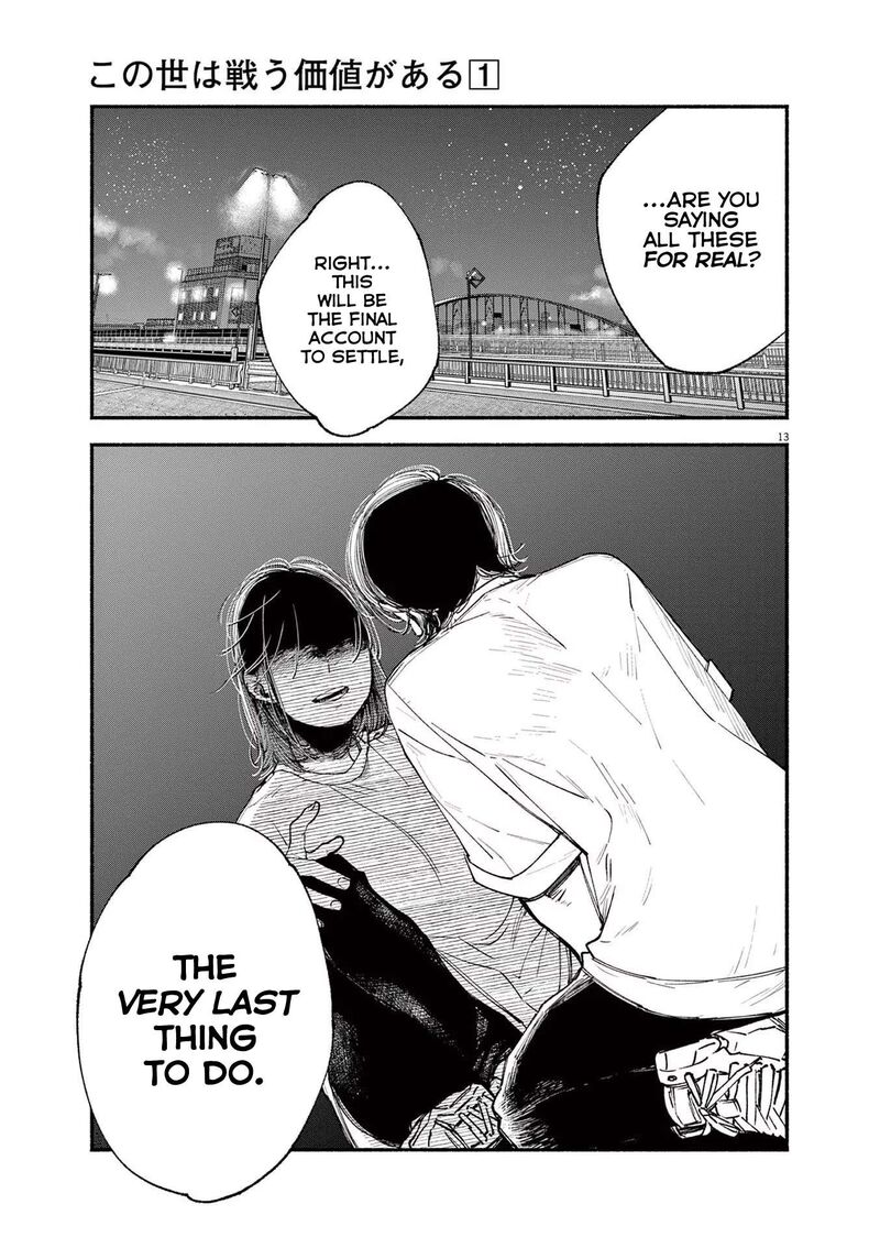 Konoyo Wa Tatakau Kachi Ga Aru Chapter 4 Page 13
