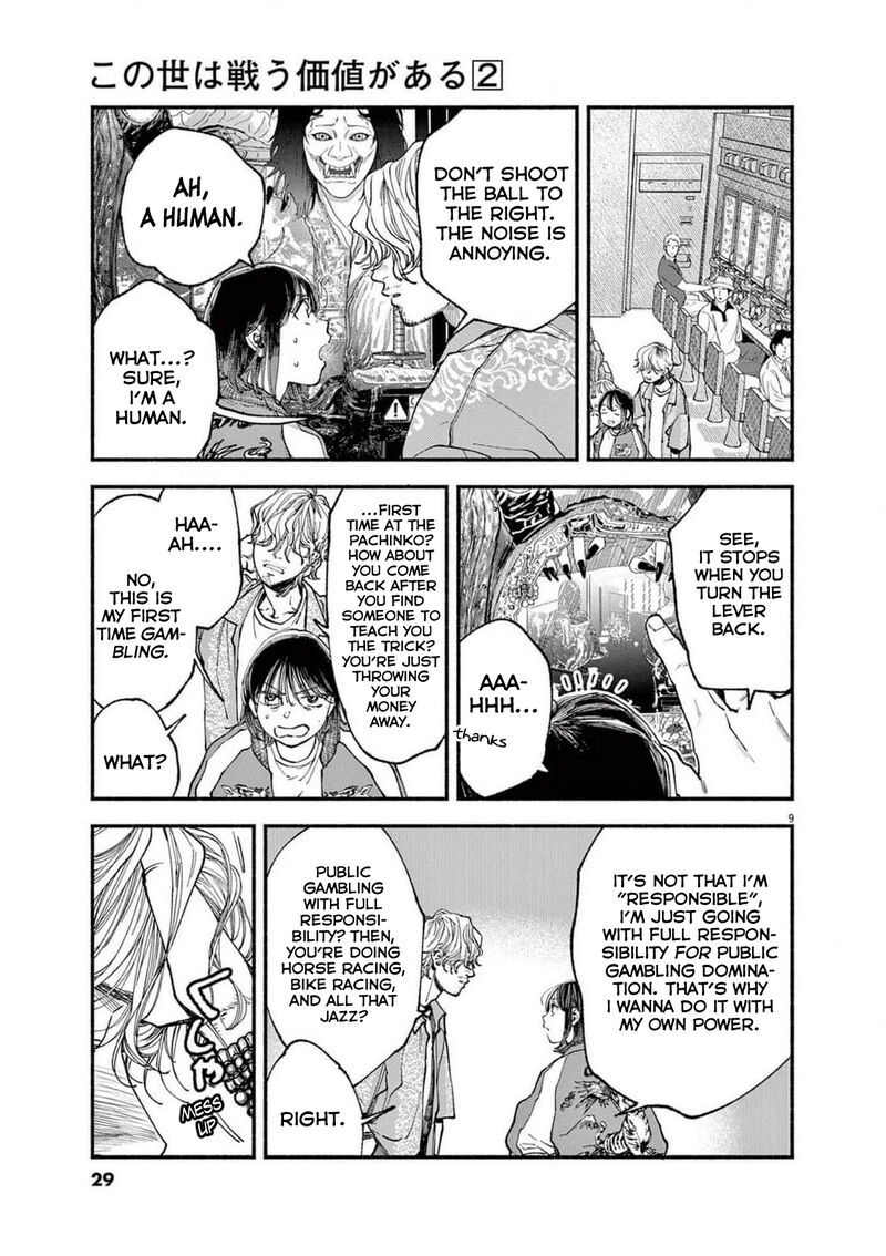 Konoyo Wa Tatakau Kachi Ga Aru Chapter 9 Page 9