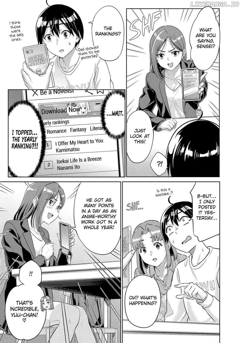 Koukousei Web Sakka No Mote Seikatsu Anta Ga Kami Sakka Na Wakenai Desho To Boku Wo Futta Osananajimi Ga Koukaishiteru Kedo Mou Osoi Chapter 16 Page 5