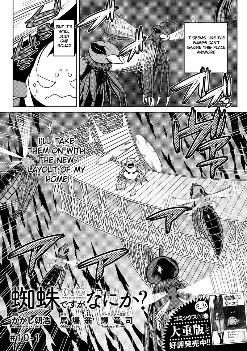 Kumo Desu Ga Nani Ka Chapter 10 Page 1