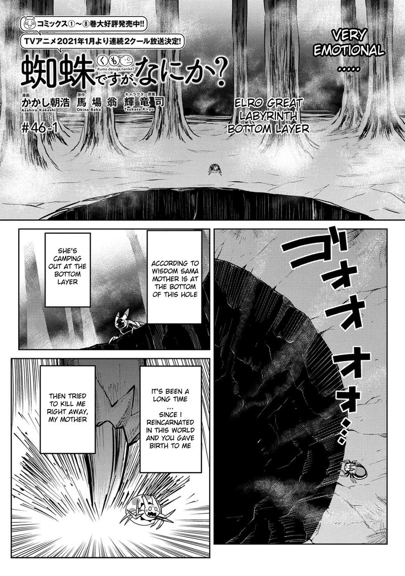 Kumo Desu Ga Nani Ka Chapter 46 Page 1