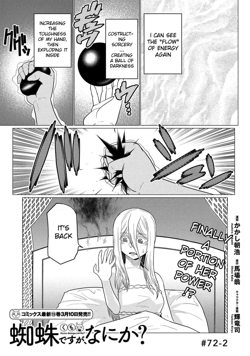Kumo Desu Ga Nani Ka Chapter 72b Page 1