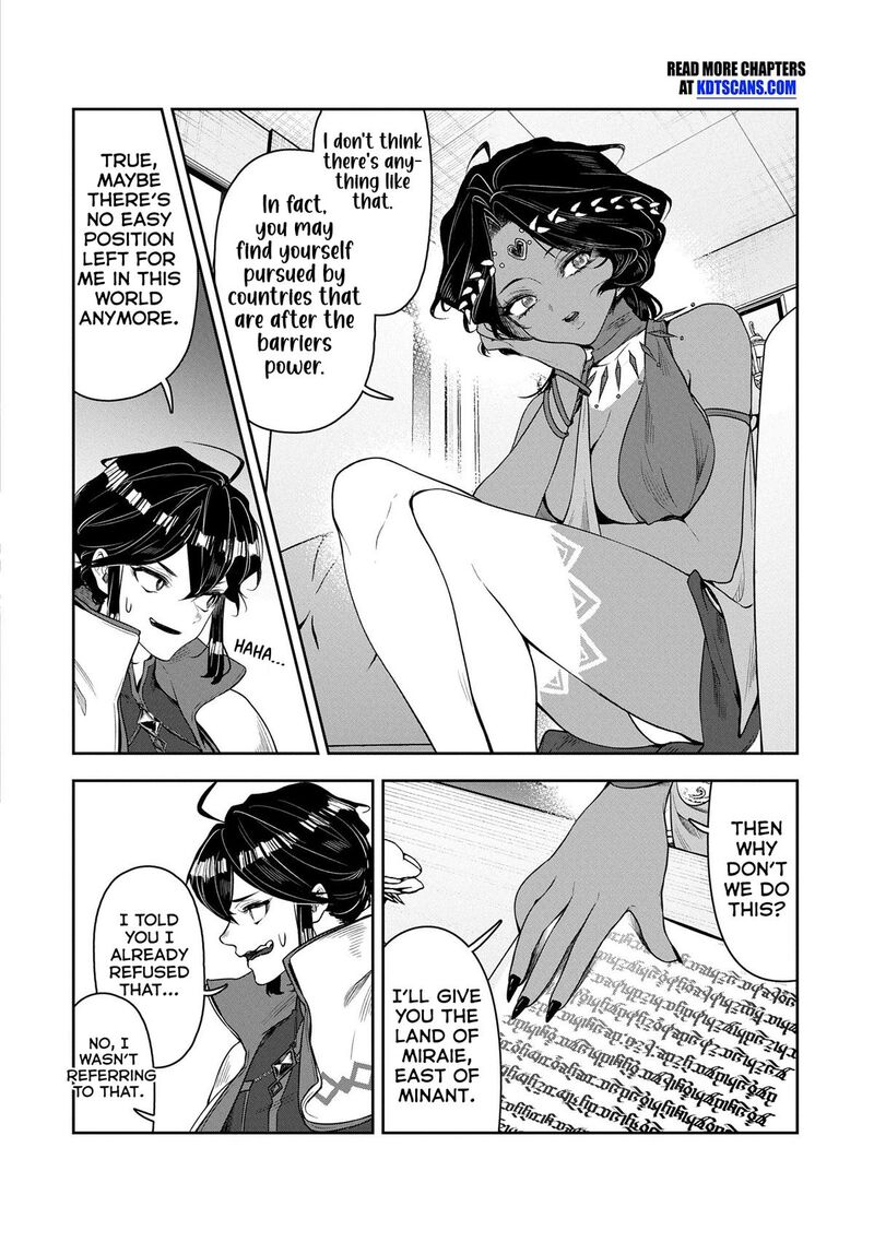 Kuni Ni Saikyou No Barrier Wo Hattara Heiwa Ni Narisugite Tsuihou Saremashita Sono Barrier Eizoku Janai Yo Chapter 6 Page 2