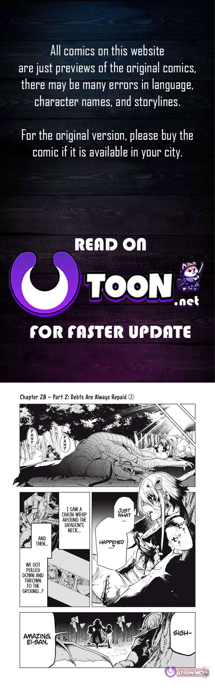 Kuni Wo Owareta Ryuushi San Hirowareta Ringoku De Ukkari Musou Shite Shimau Chapter 28b Page 1