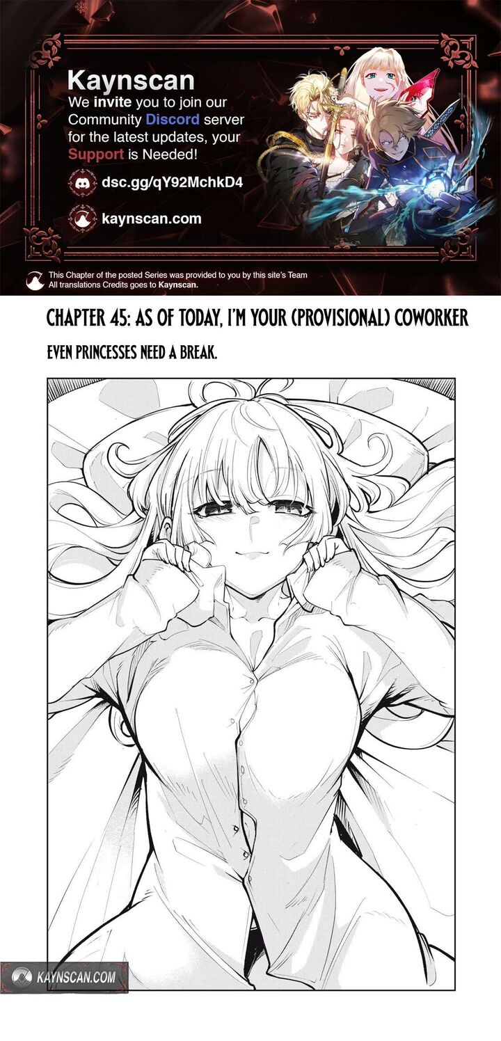 Kuni Wo Owareta Ryuushi San Hirowareta Ringoku De Ukkari Musou Shite Shimau Chapter 45 Page 1