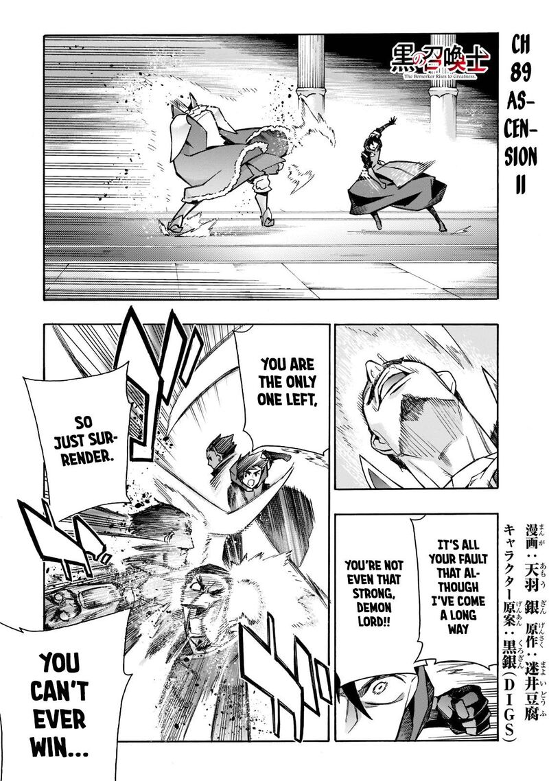 Kuro No Shoukanshi Chapter 89 Page 1