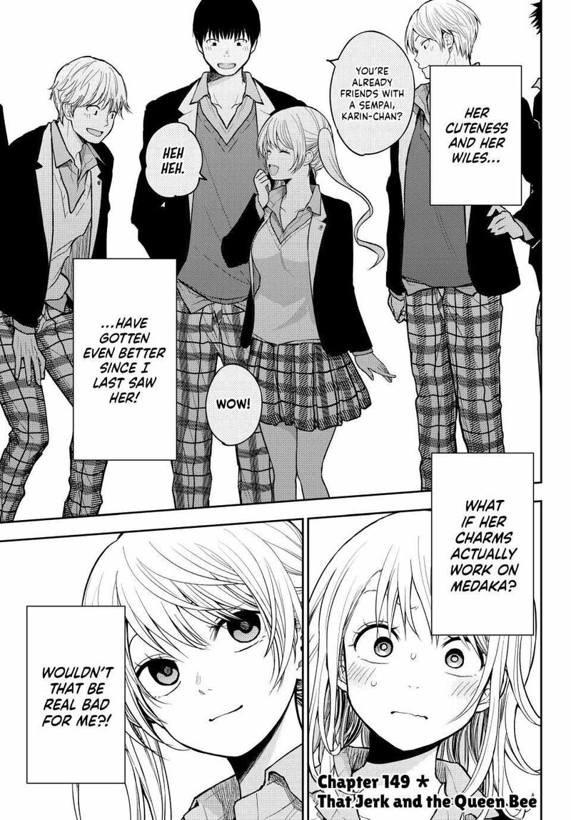 Kuroiwa Medaka Ni Watashi No KawaII Ga Tsuujinai Chapter 149 Page 1