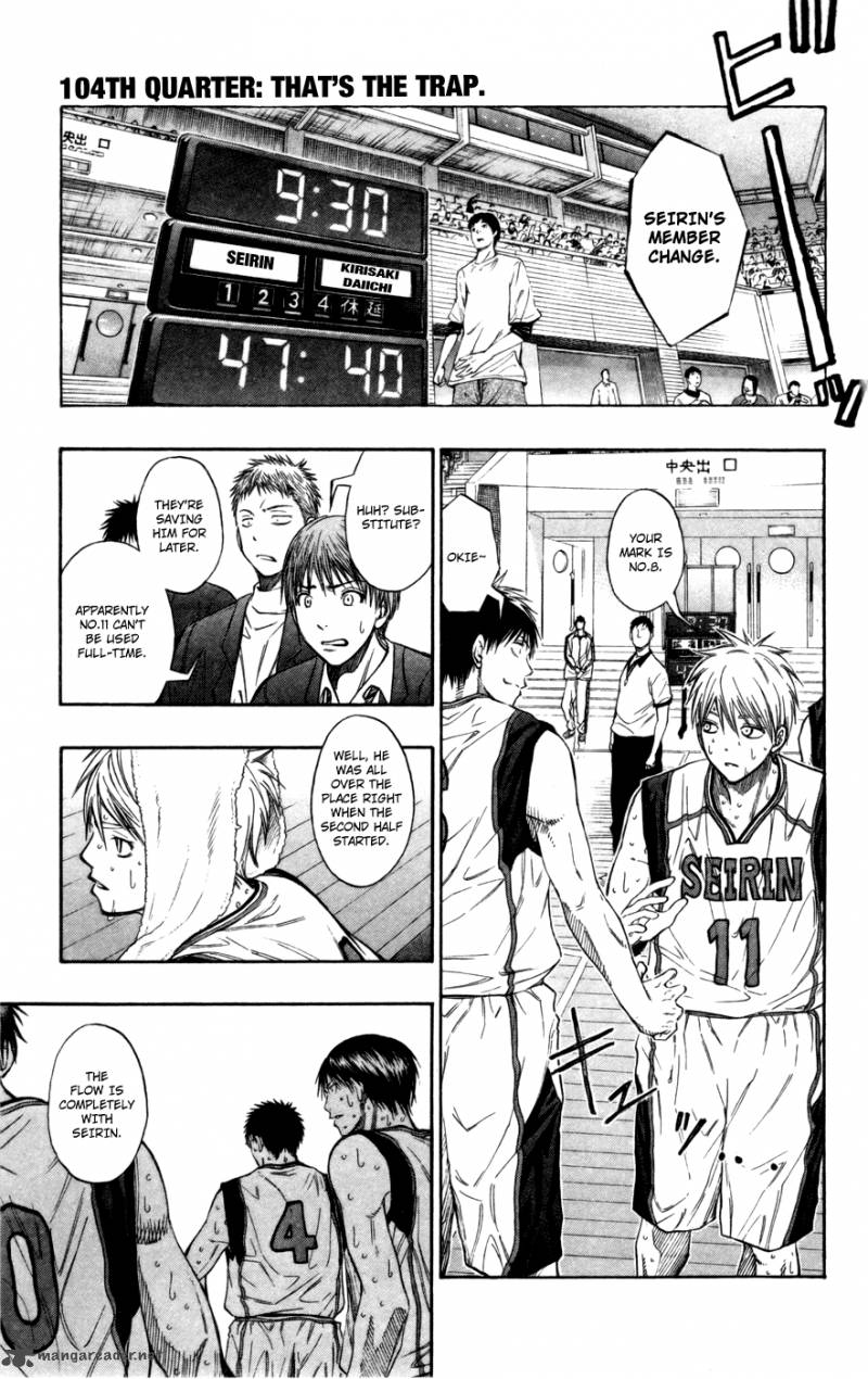Kuroko No Basket Chapter 104 Page 1