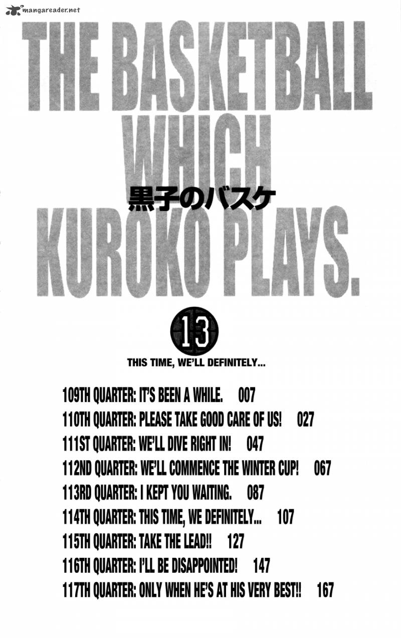 Kuroko No Basket Chapter 109 Page 5