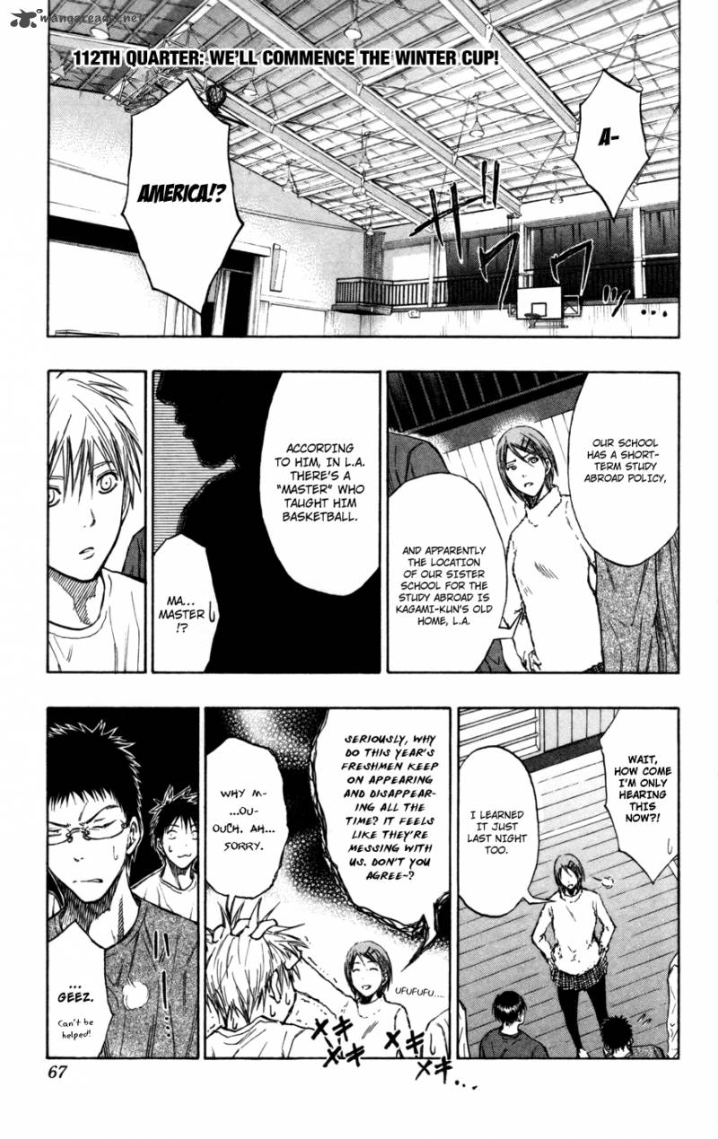 Kuroko No Basket Chapter 112 Page 1