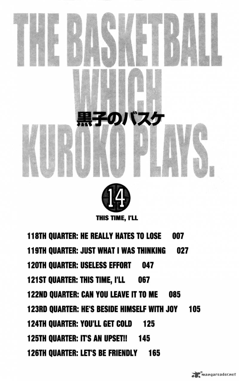 Kuroko No Basket Chapter 118 Page 5