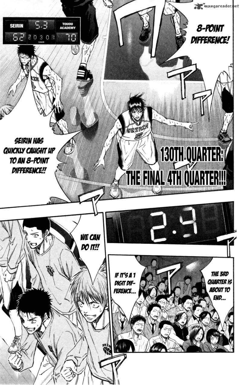 Kuroko No Basket Chapter 130 Page 1