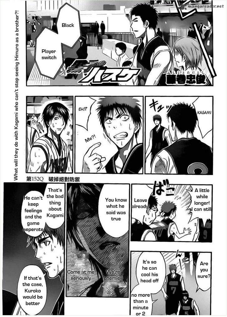 Kuroko No Basket Chapter 152 Page 1