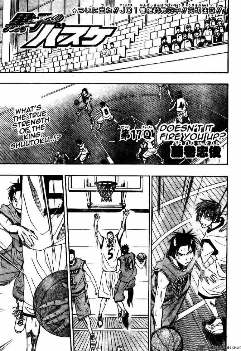 Kuroko No Basket Chapter 17 Page 1