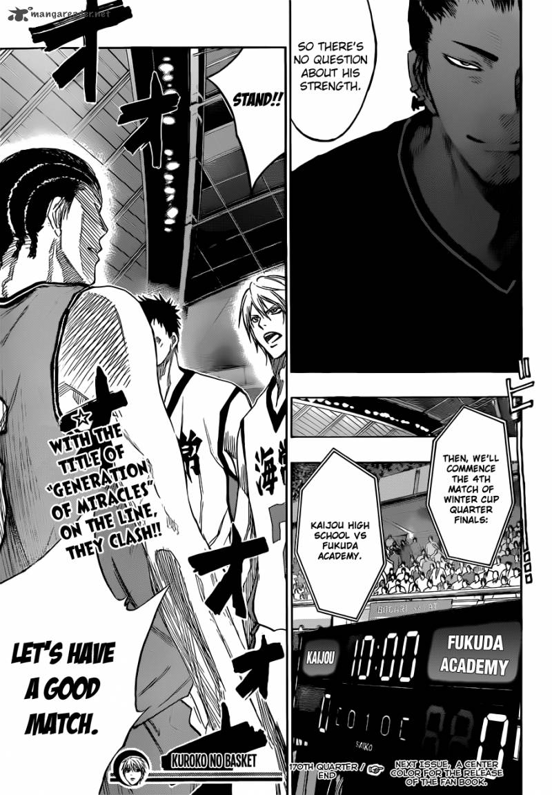 Kuroko No Basket Chapter 170 Page 21