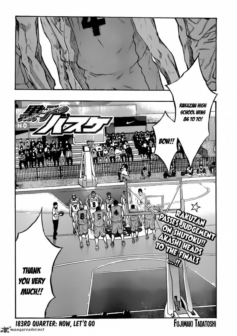 Kuroko No Basket Chapter 183 Page 4
