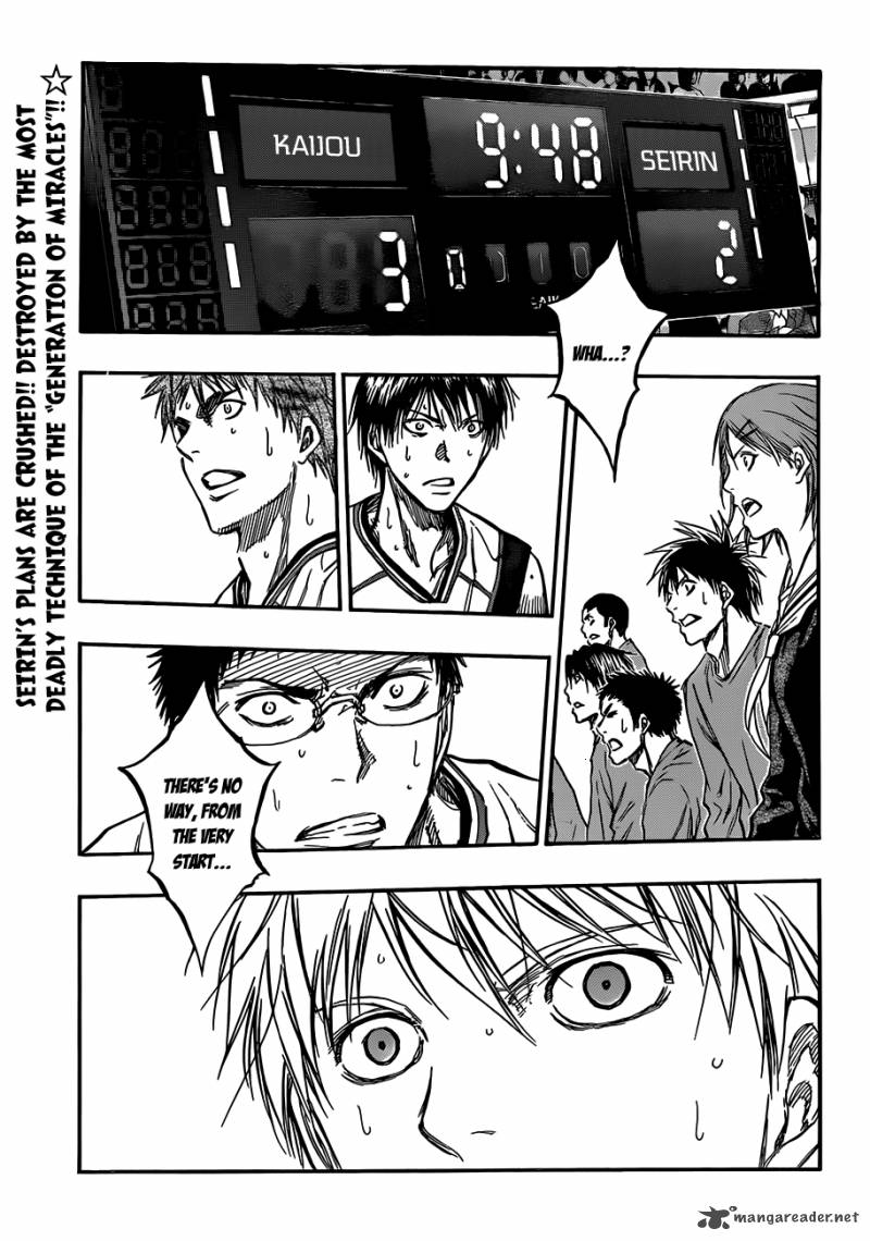 Kuroko No Basket Chapter 185 Page 1