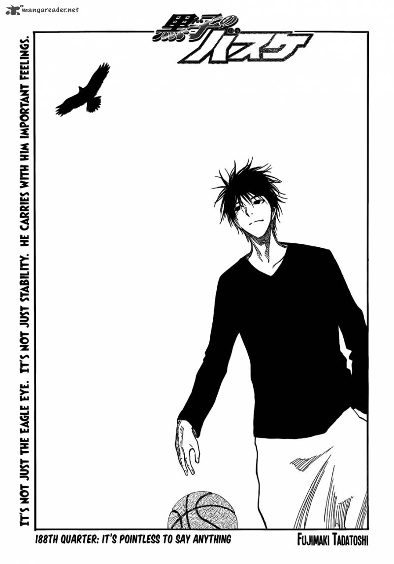 Kuroko No Basket Chapter 188 Page 1