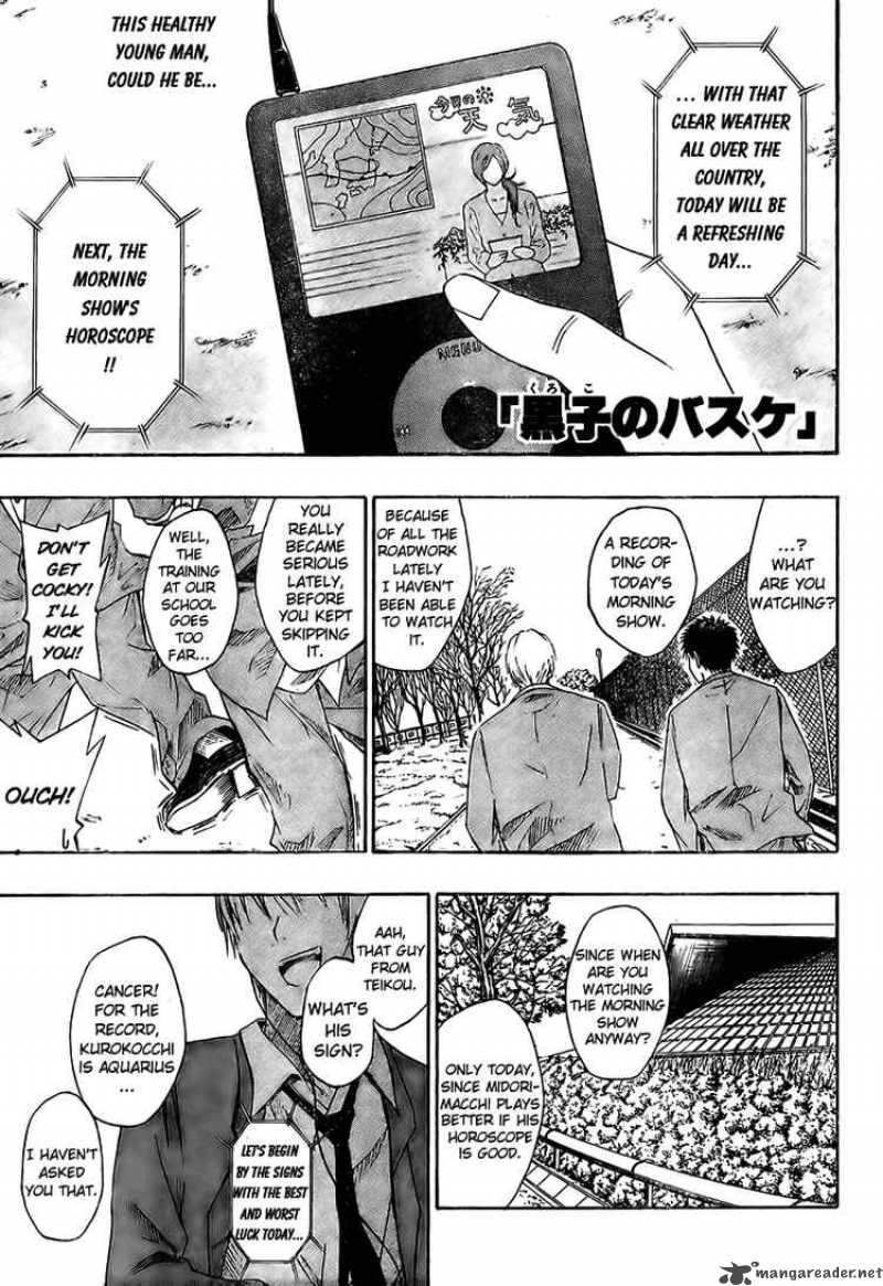 Kuroko No Basket Chapter 19 Page 1