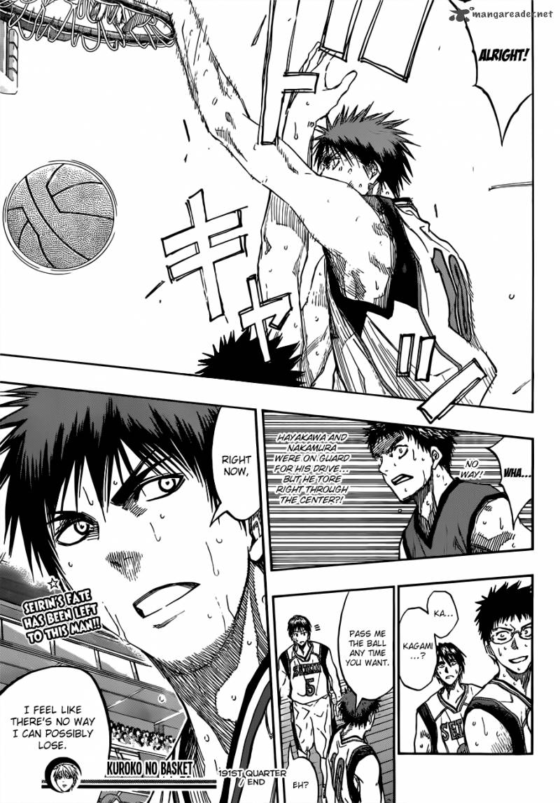 Kuroko No Basket Chapter 191 Page 21