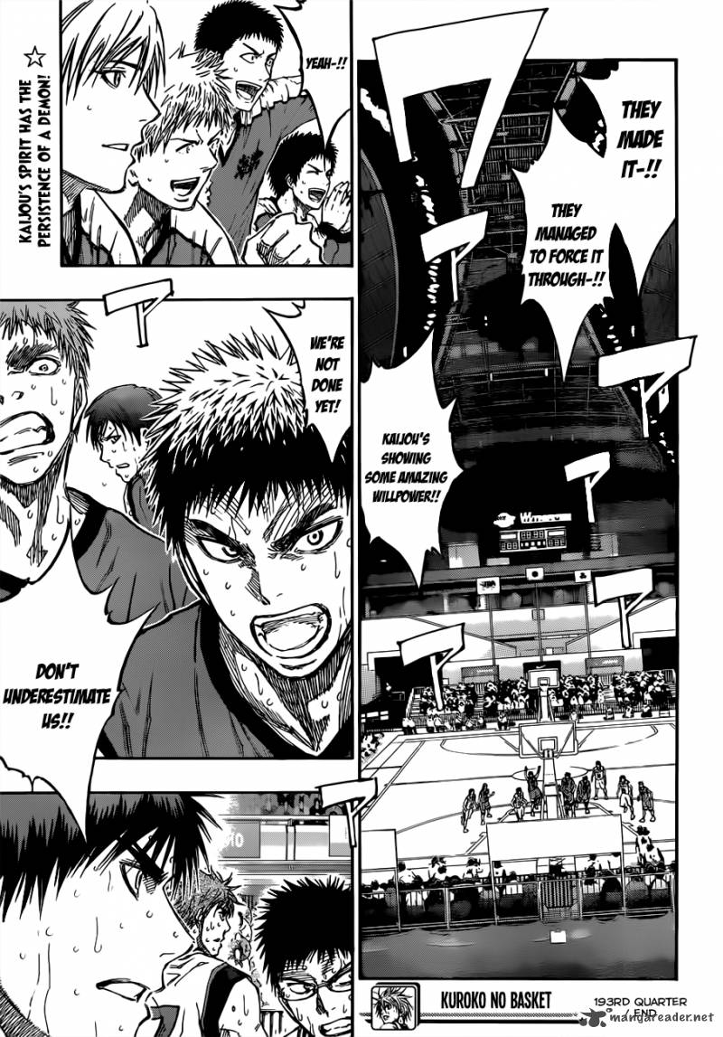 Kuroko No Basket Chapter 193 Page 21