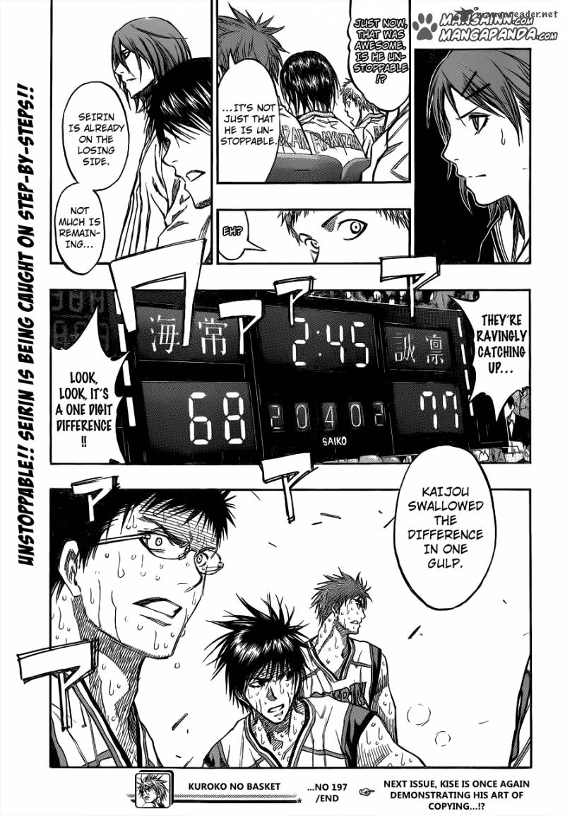 Kuroko No Basket Chapter 197 Page 16