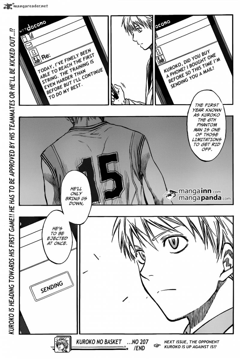 Kuroko No Basket Chapter 207 Page 18