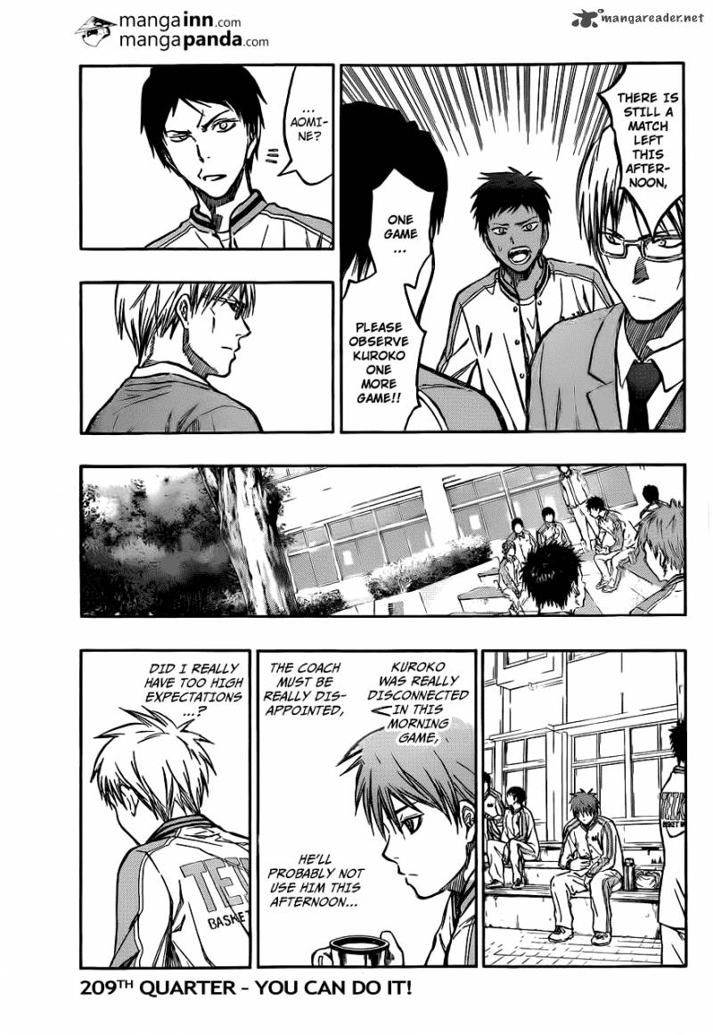 Kuroko No Basket Chapter 209 Page 3