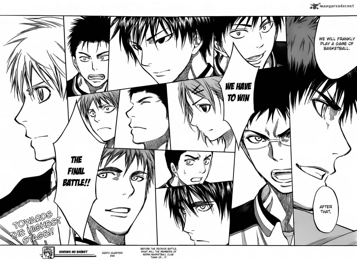 Kuroko No Basket Chapter 228 Page 20