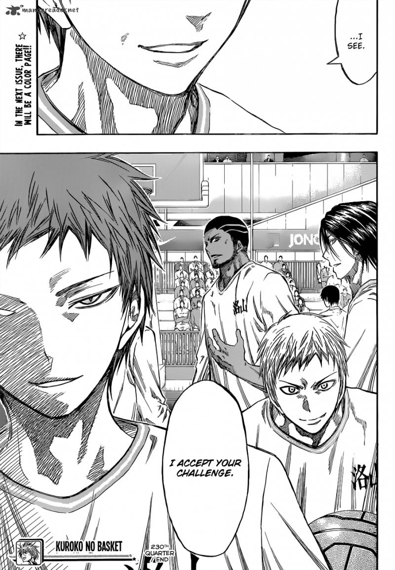 Kuroko No Basket Chapter 230 Page 25